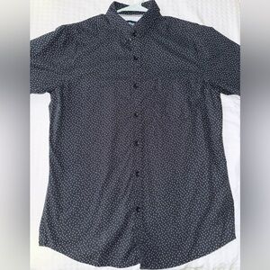 Black Button Up Shirt
Size Large